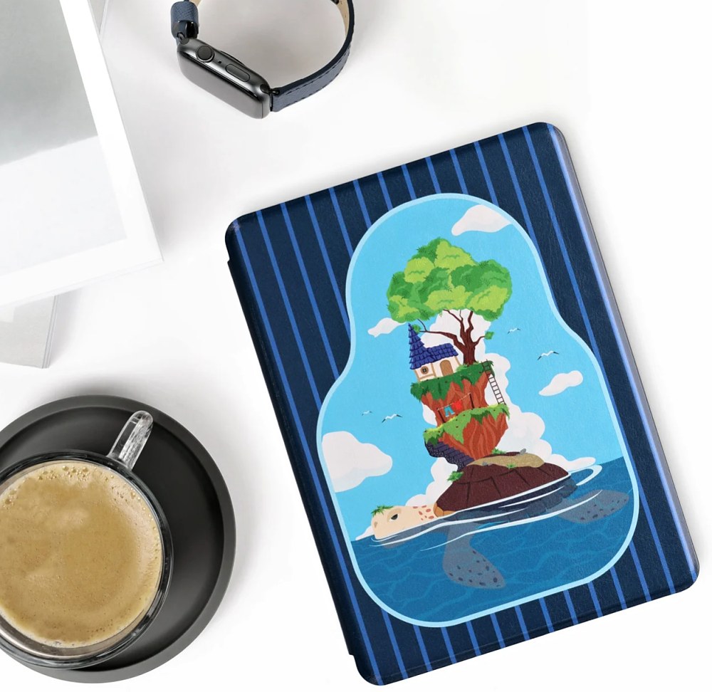 Puzdro KW Mobile - Turtle Island - KW5625640 - pre Amazon Kindle Paperwhite 5 (2021) - viacfarebné