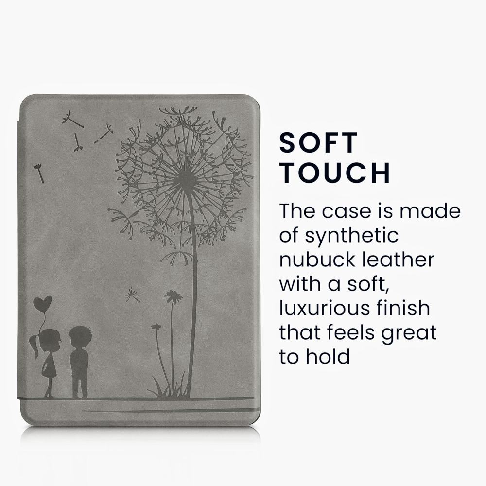 Puzdro KW Mobile - Dandelion Love - KW5625701 - pre Amazon Kindle Paperwhite 5 (2021) - šedé