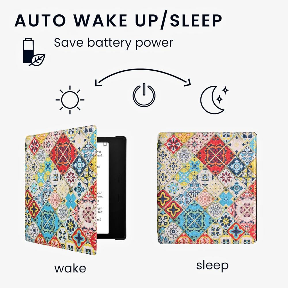 Puzdro KW Mobile - Moroccan Vibes - KW4941719 - pre Amazon Kindle Oasis 2/3 - viacfarebné
