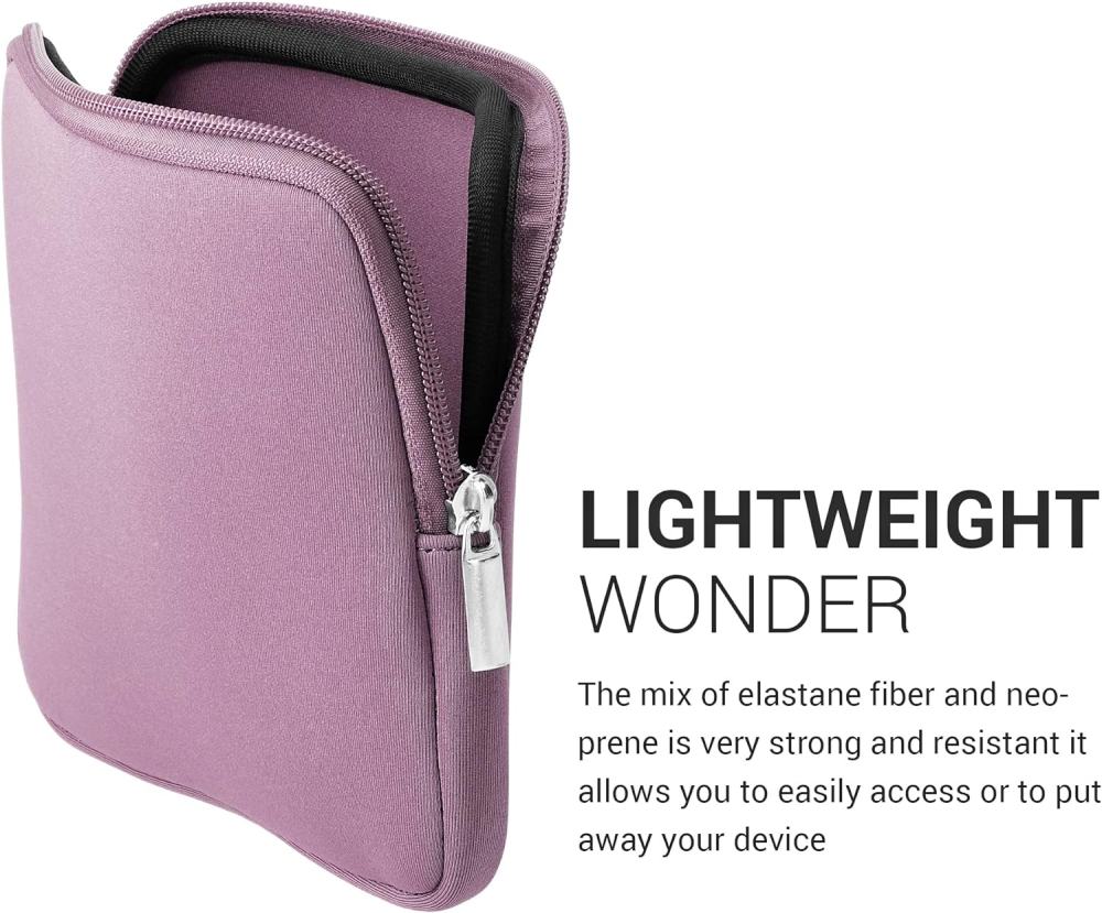Puzdro KW Mobile Neoprene Zipper - KW57397108 - Univerzálne puzdro pre čítačky 6-7" - fialové