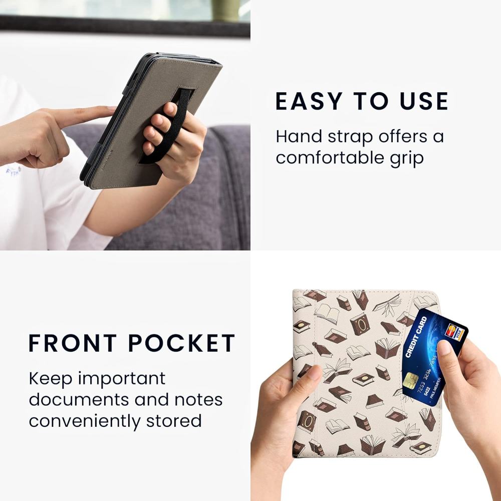 Puzdro KW Mobile - Books And Pages - KW5939009 - pre Pocketbook 700 Era - viacfarebné
