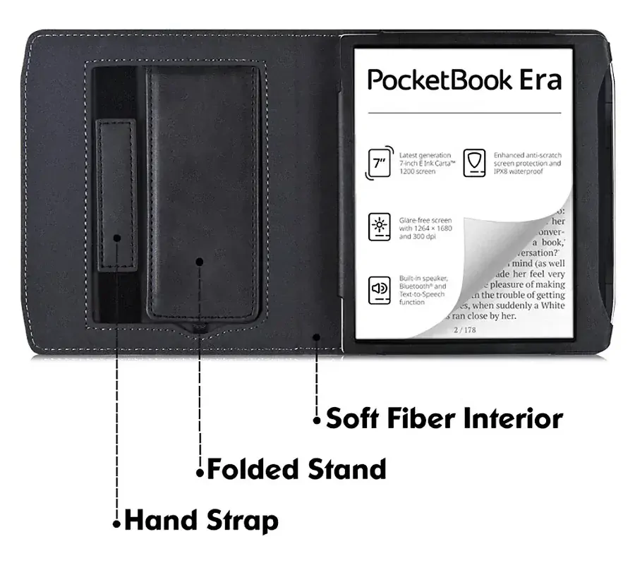 Fortress FT4032 - puzdro so stojanom pre Pocketbook 700 Era - motív Constellation, magnet, AutoSleep