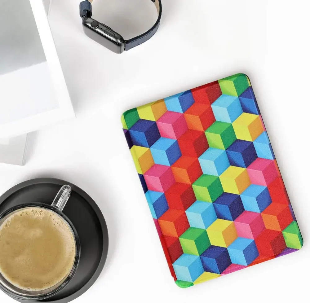 Puzdro KW Mobile - Colorful Blocks - KW5625623 - pre Amazon Kindle Paperwhite 5 (2021) - viacfarebné