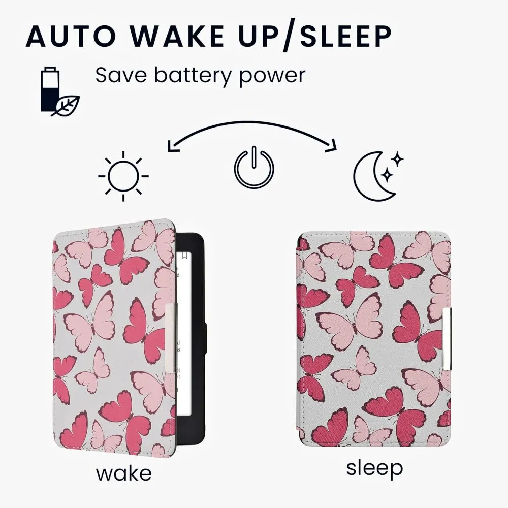 Puzdro KW Mobile - Butterfly - KW2313649 - pre Amazon Kindle Paperwhite 1/2/3 - viacfarebné