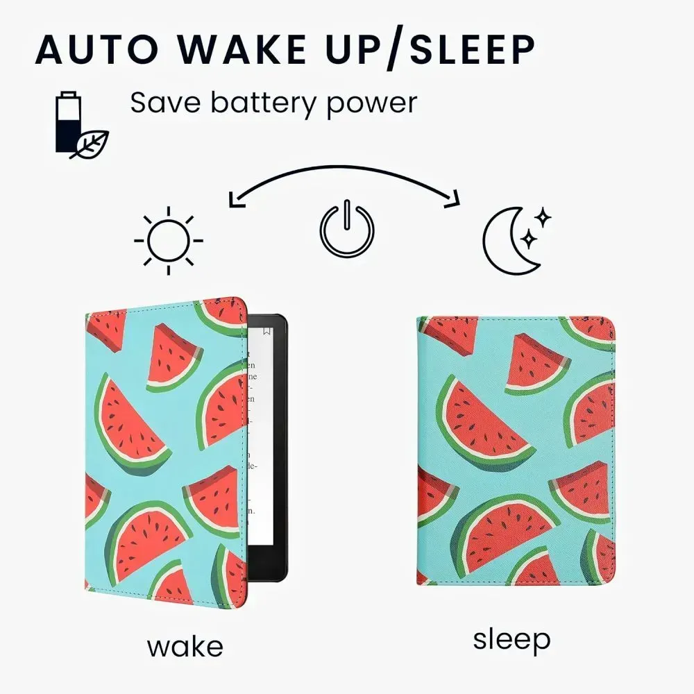 Puzdro KW Mobile - Watermelon - KW5781028 - pre Amazon Kindle Paperwhite 5 (2021) - viacfarebné, vrecko na ruku