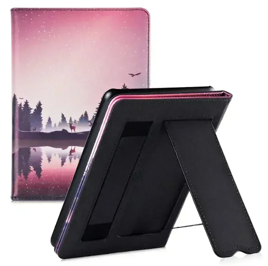 Fortress FT4006 - puzdro so stojanom pre Pocketbook 743 (G/C/K) - motív Nightlake, magnet, AutoSleep