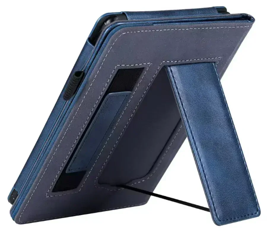 Fortress FT4013 Premium - púzdro so stojanom pre Amazon Kindle Paperwhite 5 (2021) - tmavo modré, magnet, AutoSleep