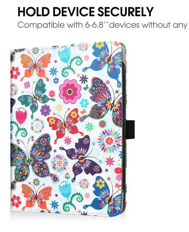 Fortress FT4016 Premium - puzdro so stojanom pre Amazon Kindle Paperwhite 5 (2021) - motív Butterfly, magnet, AutoSleep