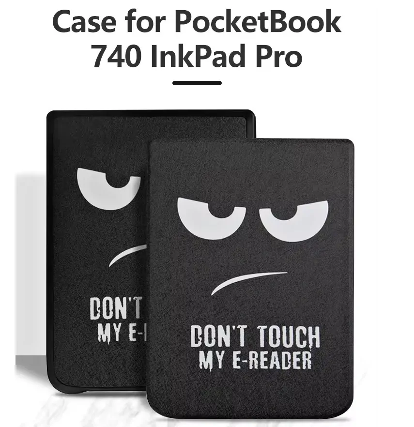 ARMORI TRIMER T021, púzdro pre Pocketbook 740 InkPad 3 - motív Dont Touch