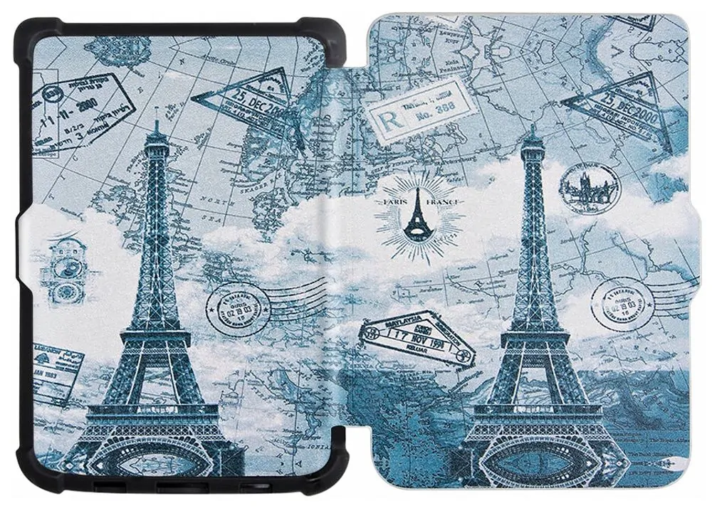 ARMORI TRIMER T033 - púzdro pre Pocketbook 631 Touch HD - motív Paris