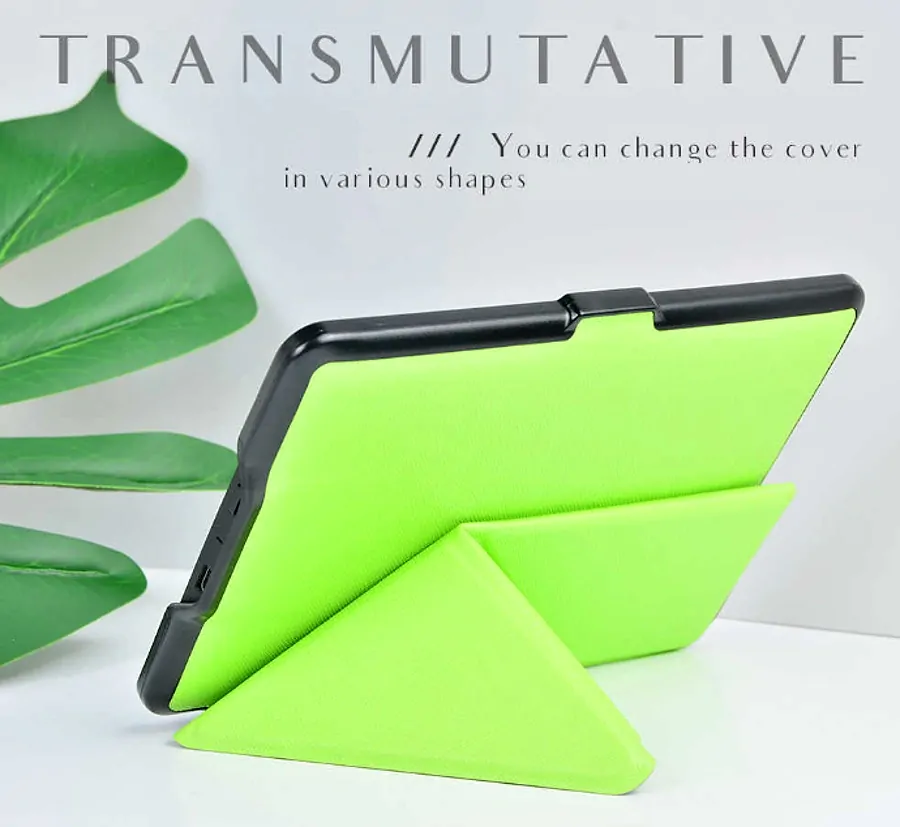 Puzdro Origami Durable Lock pre Pocketbook 614 / 615 / 624 / 625 / 626 - zelené, stojan, magnet