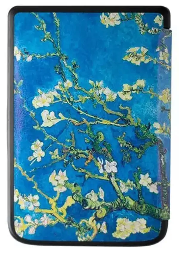 ARMORI TRIMER T039 - púzdro pre Pocketbook 614 / 615 / 624 / 625 / 626 - motív Blue Garden