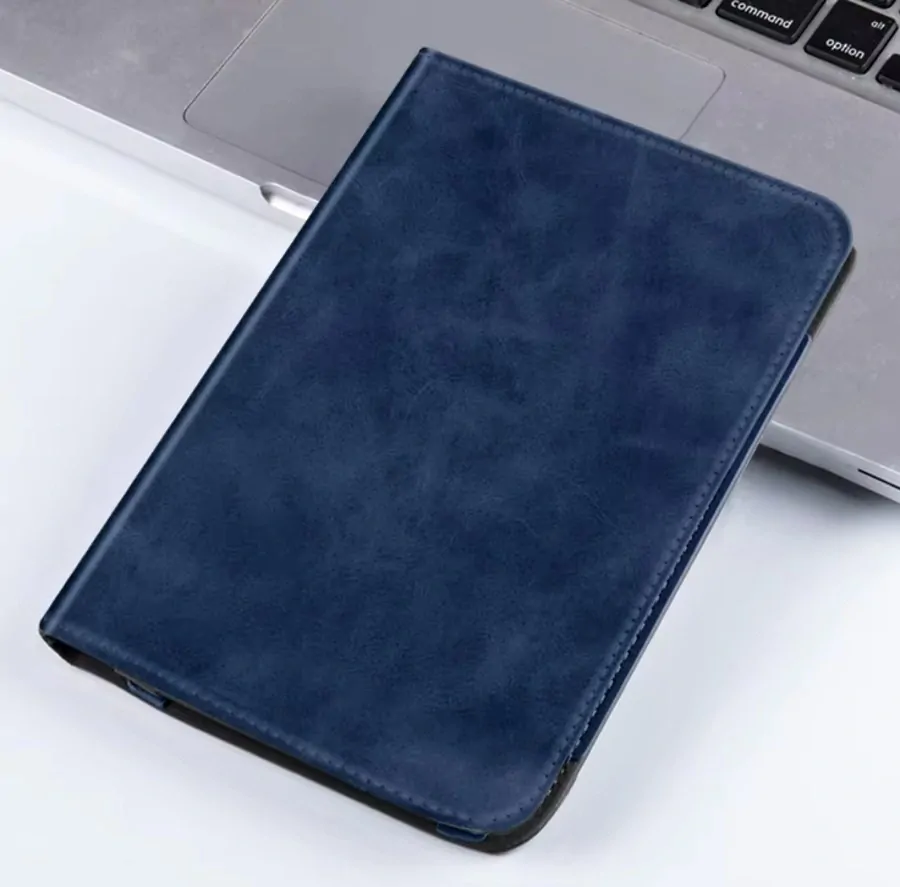 ARMORI Holder T047 - puzdro so stojanom pre Pocketbook 629/634 Verse (Pro) - tmavo modré, magnet, AutoSleep