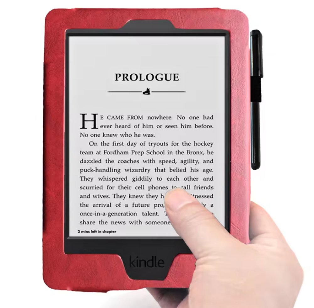 Armori Cutter C086 - univerzálne púzdro pre čítačky Amazon Kindle - Red/Black - červená, čierna