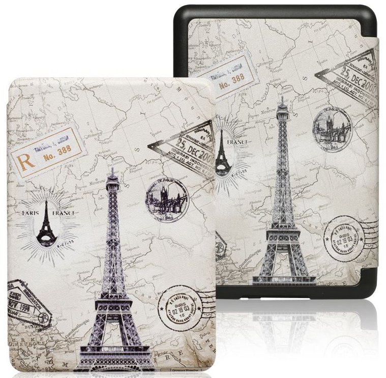 Armori Trimer T094, púzdro pre Amazon Kindle 4/5 - magnetické zatváranie, motív Paris