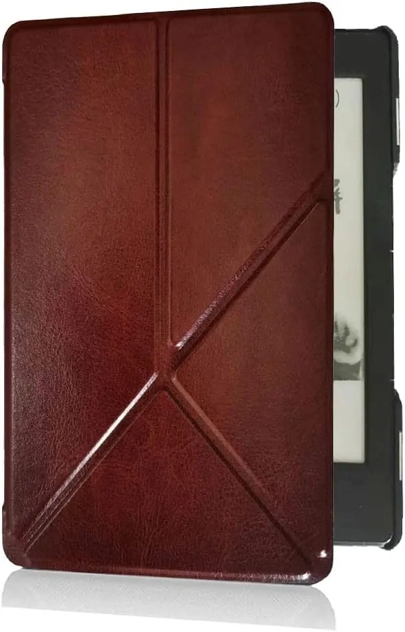ARMORI STANDER S101, púzdro so stojanom Origami pre Amazon Kindle 4/5 - hnedé