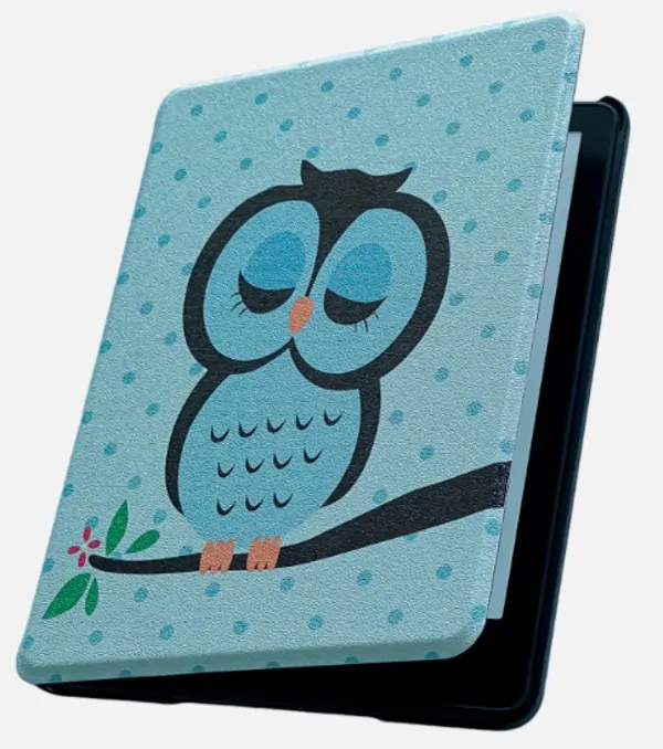 Armori Trimer T135, puzdro pre Amazon Kindle 6 (7. generácia) - magnetické zatváranie, AutoSleep, motív Owl