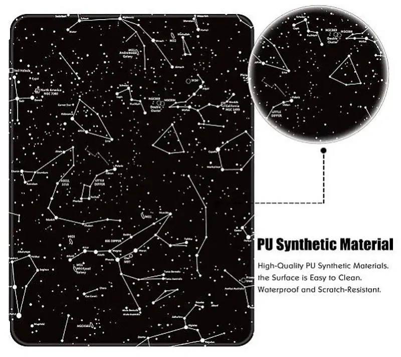 Armori Trimer T152, púzdro pre Amazon Kindle 8 (2016) - magnetické zatváranie, AutoSleep, motív Constellation