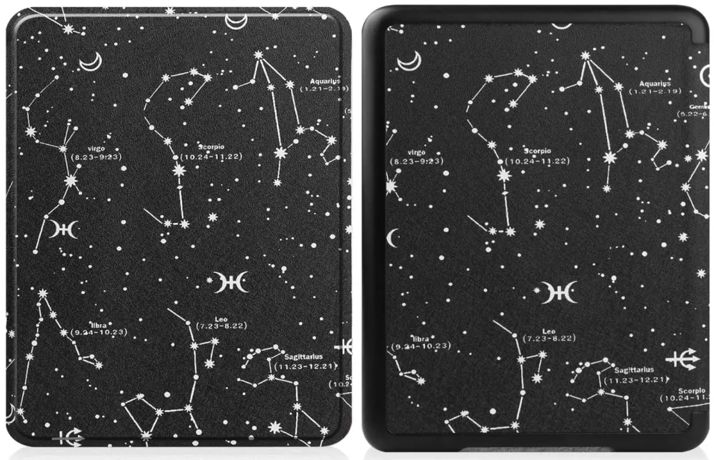 Armori Trimer T159, púzdro pre Amazon Kindle Oasis 2/3 - magnetické zatváranie, AutoSleep, motív Constellation