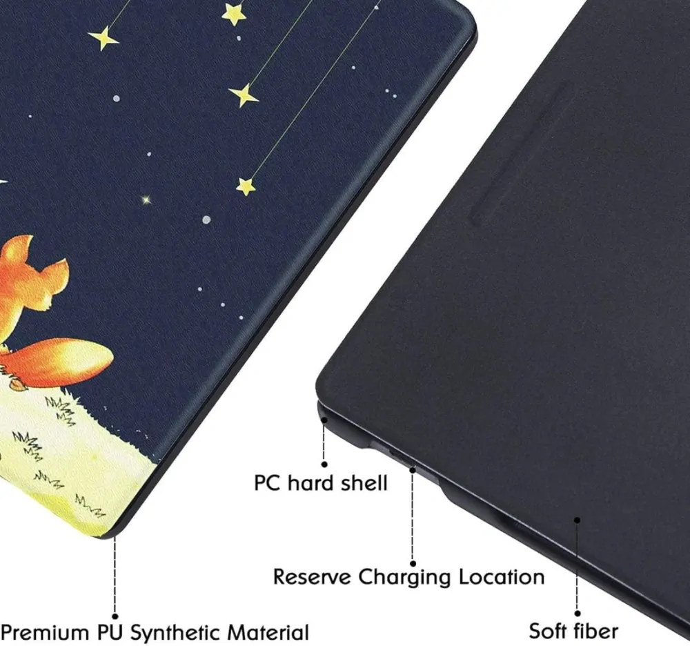 Armori Trimer T162, puzdro pre Amazon Kindle Oasis 2/3 - magnetické zatváranie, AutoSleep, motív Little Prince