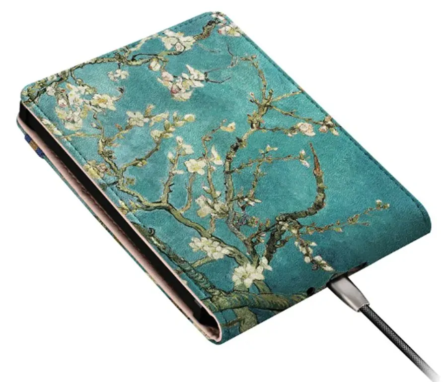 Armori Shelter H173 - púzdro so stojanom pre Amazon Kindle 2022 - motív Blue Garden
