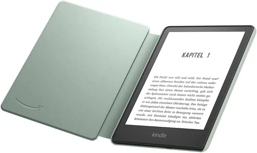 Originálne púzdro Amazon Kindle Paperwhite 5 (2021) - KP5LEGR, pravá koža, zelená agáve