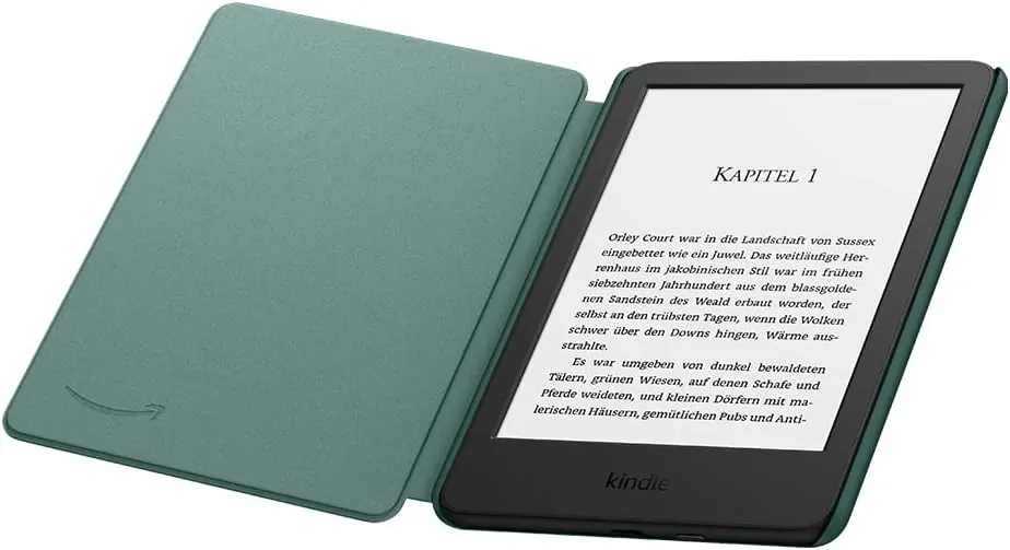 Originálne púzdro Amazon Kindle 2022 - K22FAGR, PU koža, zelené