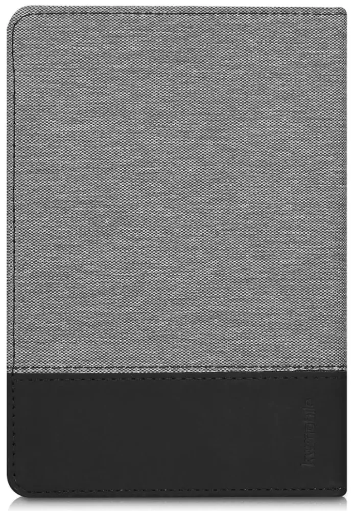 Puzdro KW Mobile - Fabric Flip - KW4334422 - pre Pocketbook 614/615/624/625/626 - svetlo šedé