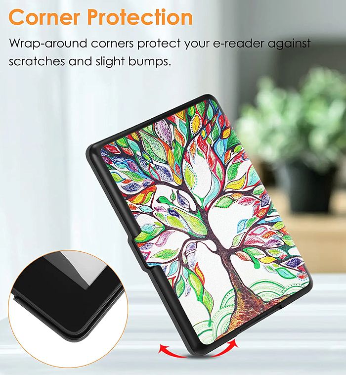 Puzdro Durable Lock KPW-16 pre Amazon Kindle Paperwhite 5 (2021) - Tree