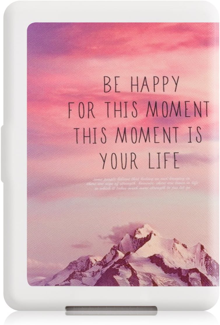 Puzdro KW Mobile - Be Happy - KW2811806 - pre Amazon Kindle Paperwhite 1/2/3 - fialové