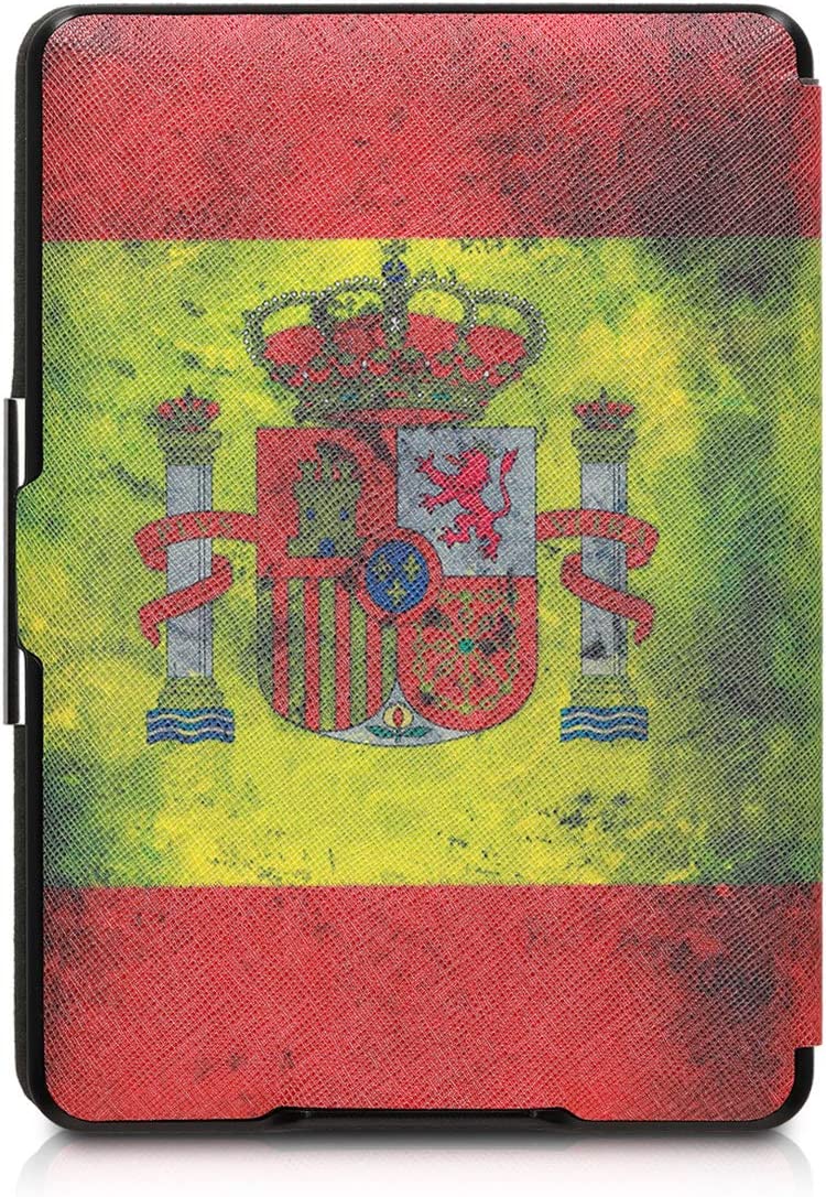 Púzdro KW Mobile - Retro Flagge Spanien - KW2313538 - pre Amazon Kindle Paperwhite 1/2/3 - viacfarebné