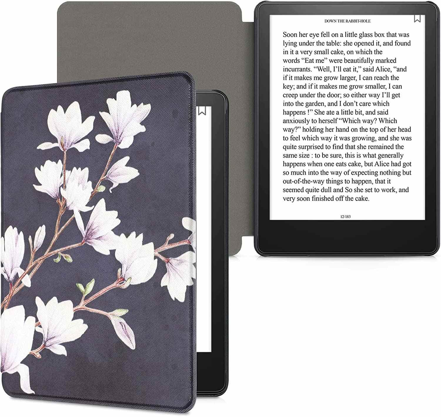 Púzdro KW Mobile - Magnolias - KW5625601 - pre Amazon Kindle Paperwhite 5 (2021) - viacfarebné