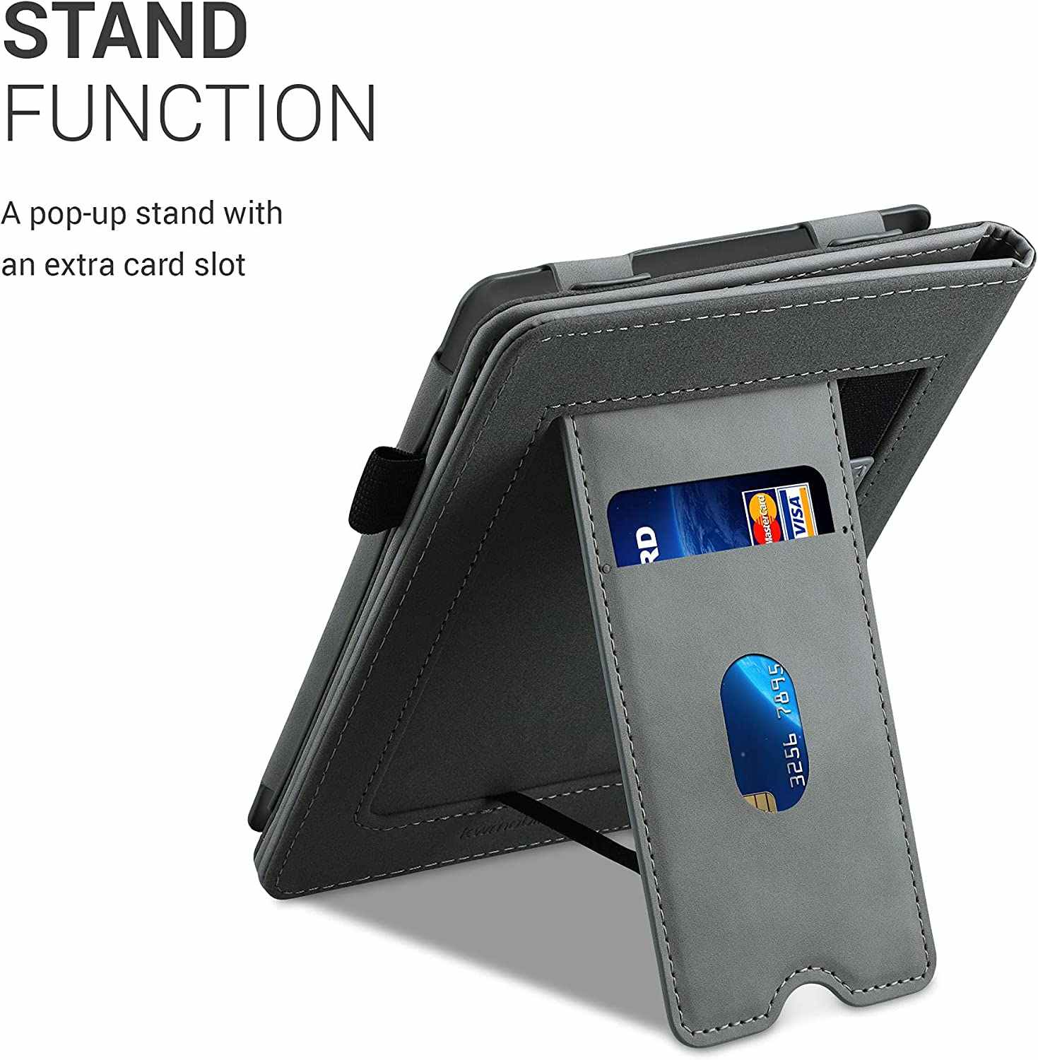 Puzdro KW Mobile - Brushed Heart - KW5022203 - pre Amazon Kindle Paperwhite 4 (2018) - šedé