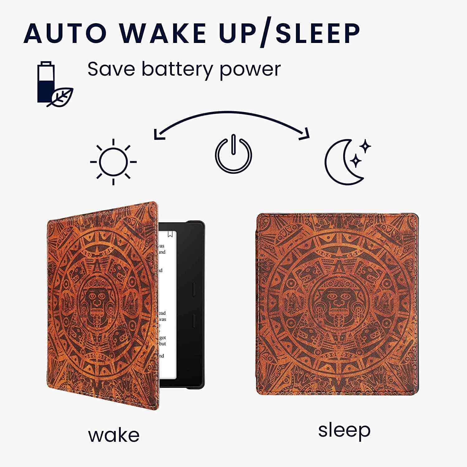 Puzdro KW Mobile - Mayan Calendar - KW4941720 - pre Amazon Kindle Oasis 2/3 - viacfarebné