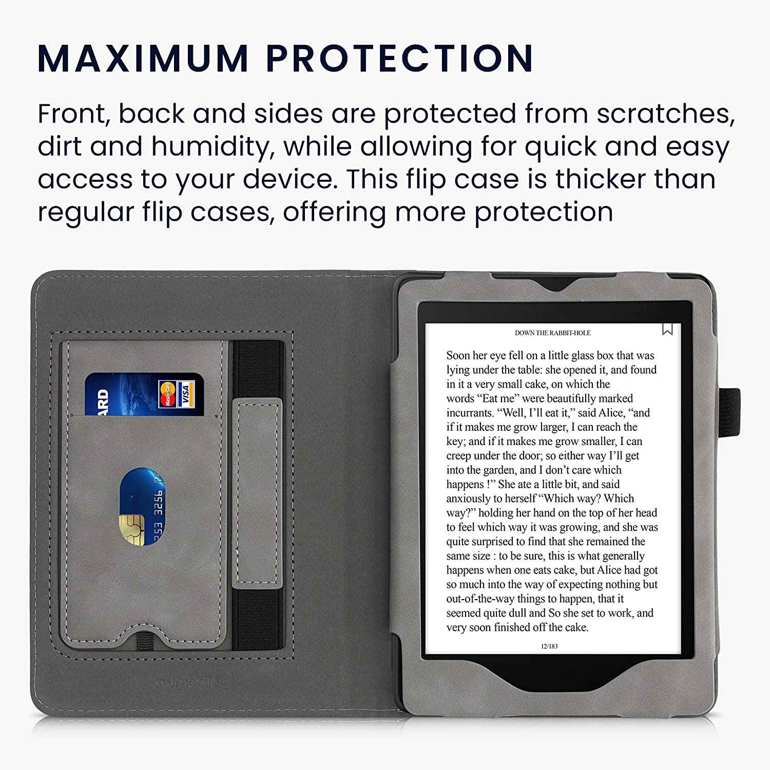 Puzdro KW Mobile - Rising Sun - KW5626205 - pre Amazon Kindle Paperwhite 5 (2021) - šedé