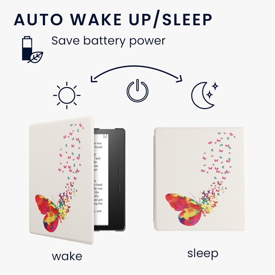 Puzdro KW Mobile - Butterfly Swarm - KW4941714 - pre Amazon Kindle Oasis 2/3 - viacfarebné