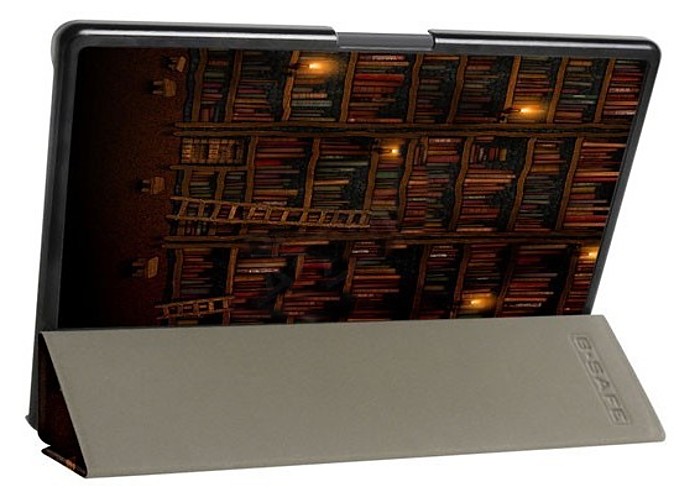 Puzdro B-Safe Stand 3457 na Amazon Kindle Scribe - motív Library
