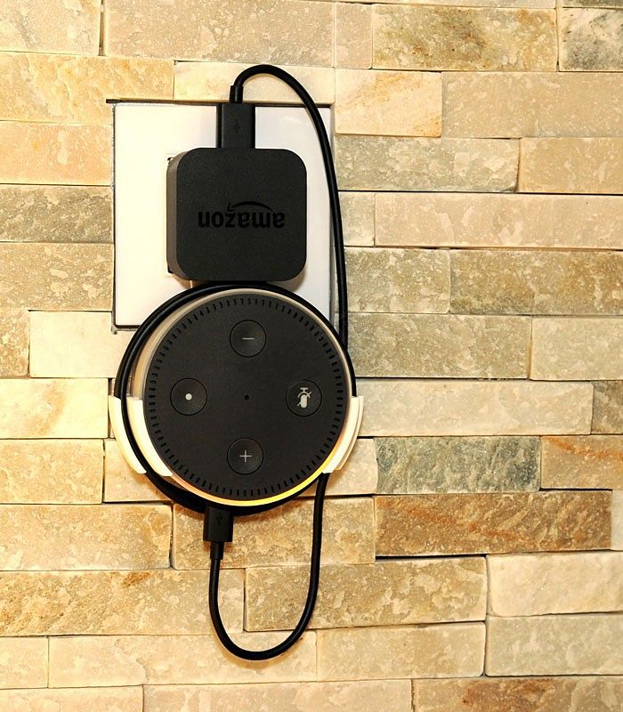 B-SAFE DRŽIAK AMAZON ECHO DOT CHARGER WALL MOUNT, BIELÝ
