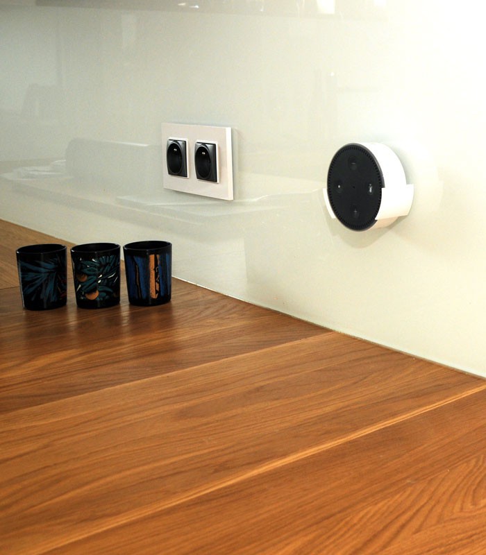 B-SAFE DRŽIAK AMAZON ECHO DOT WALL MOUNT, BIELÝ