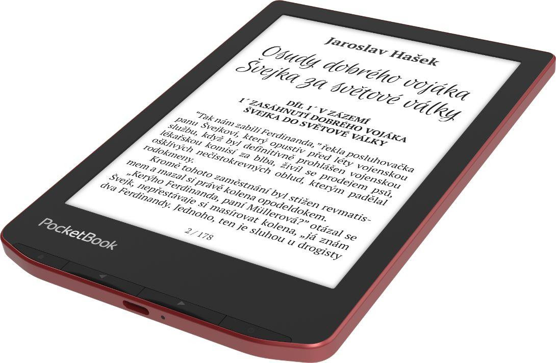PocketBook 634 Verse Pro - 16 GB, WiFi, Passion Red (červený)