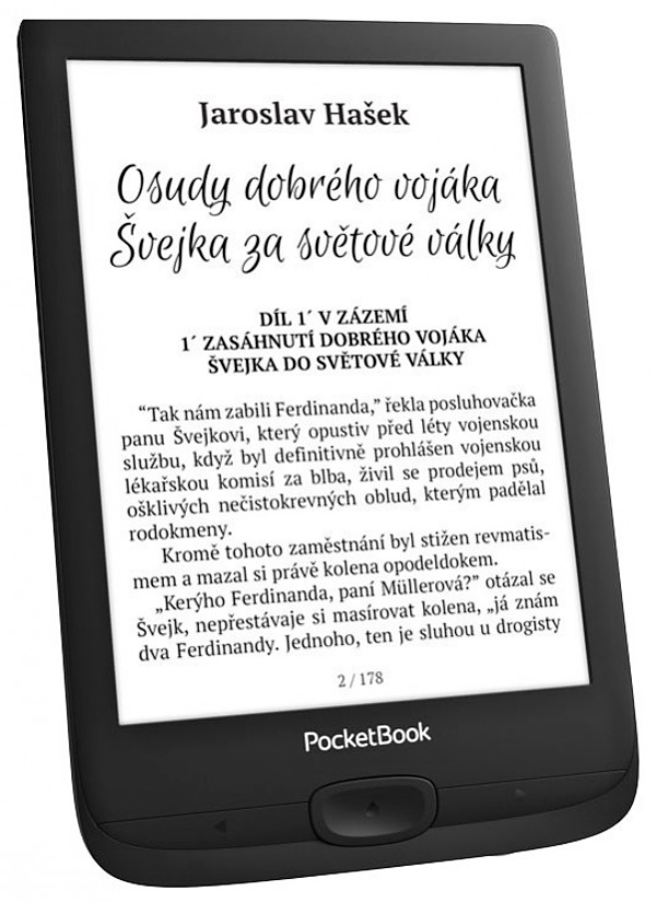 PocketBook 618 Basic 4 - 8GB, WiFi, čierny