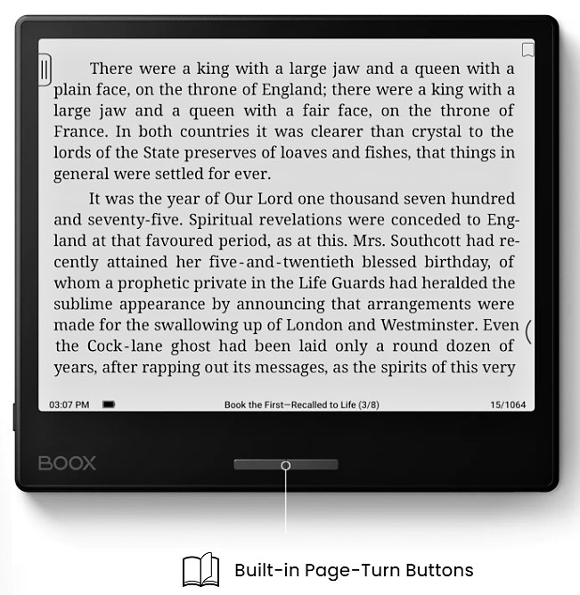 ONYX BOOX PAGE, 7", 32 GB, Bluetooth, Android 11, E-ink displej, WiFi - čierny