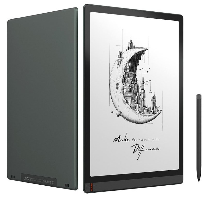ONYX BOOX TAB X, 13,3", 128 GB, podsvietená, Bluetooth, Android 11, E-ink displej, WiFi - čierny