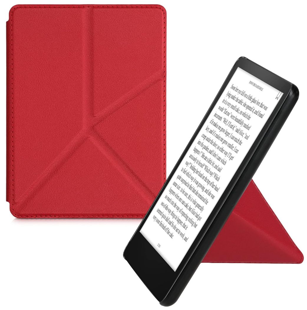 Origami Durable Lock OR45 - púzdro pre Amazon Kindle Paperwhite 1/2/3, magnet, stojan - červené