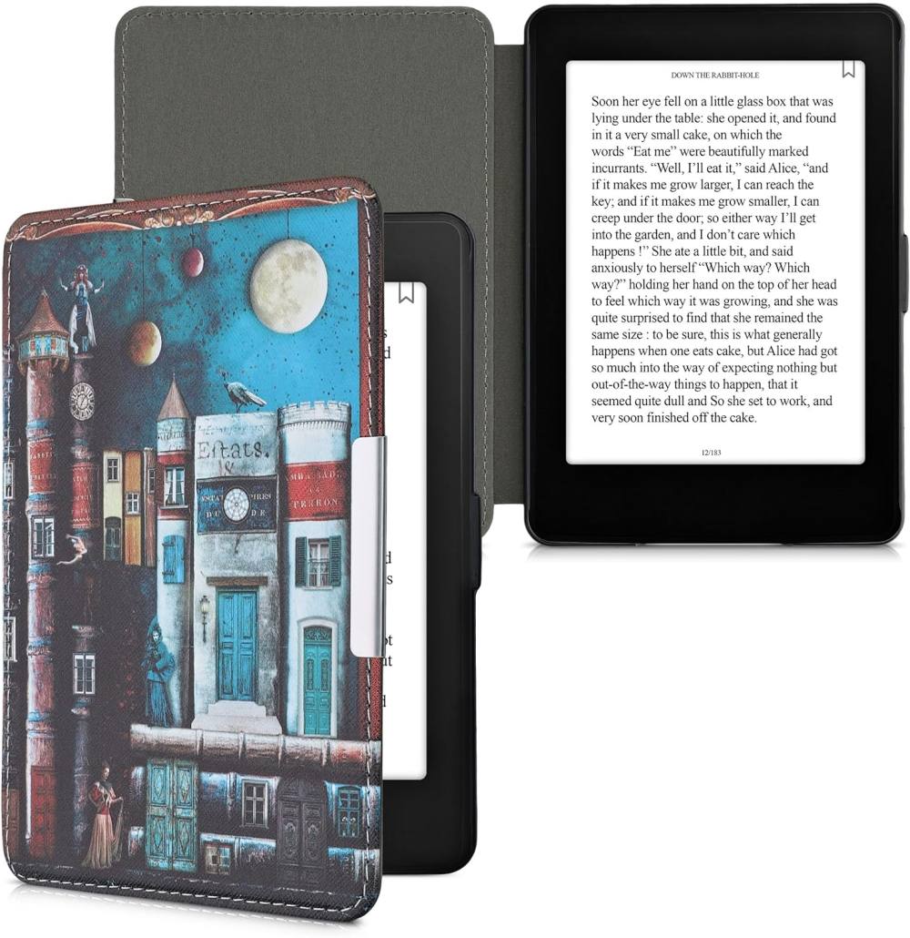 Puzdro KW Mobile - Book City - KW4556936 - pre Amazon Kindle Paperwhite 1/2/3 - viacfarebné
