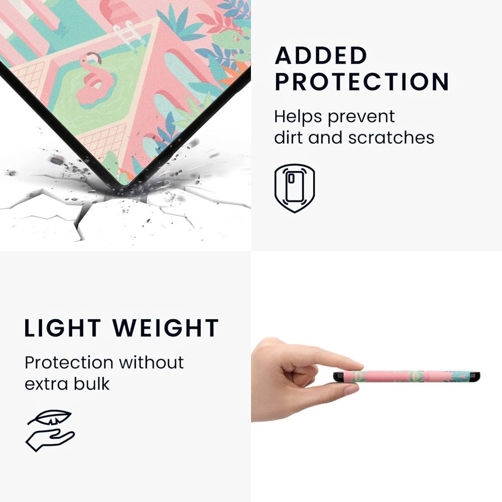 Puzdro KW Mobile - Summer Vibes - KW5781009 - pre Amazon Kindle Paperwhite 5 (2021) - viacfarebné, vrecko na ruku