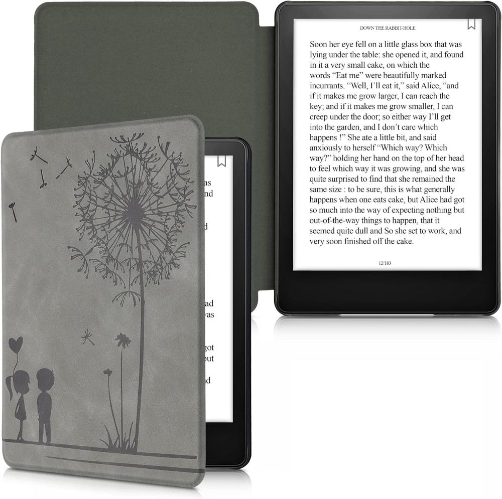 Puzdro KW Mobile - Dandelion Love - KW5625701 - pre Amazon Kindle Paperwhite 5 (2021) - šedé