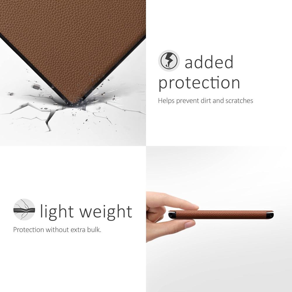Puzdro KW Mobile (Kalibri) - Real Leather - KA5781205 - pre Amazon Kindle Paperwhite 5 (2021) - hnedá koža