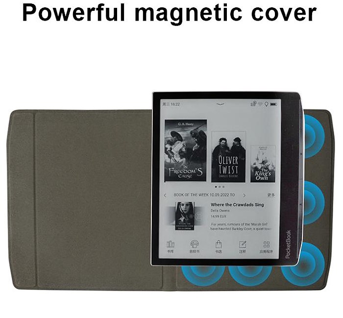 Durable Lock DL1253 - púzdro pre Pocketbook 700 Era - červené