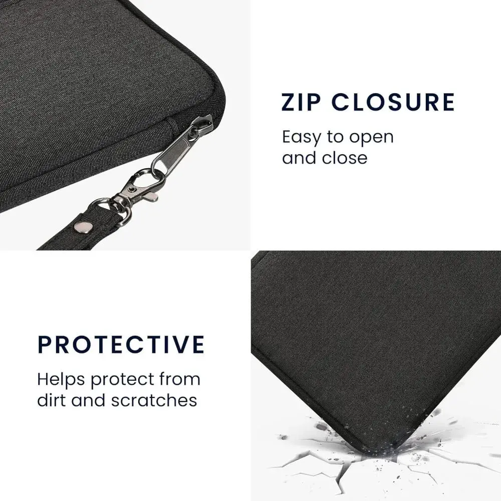 Puzdro KW Mobile Neoprene Zipper Stand - KW5962601 - Univerzálne puzdro pre čítačky 6" so stojanom - čierne